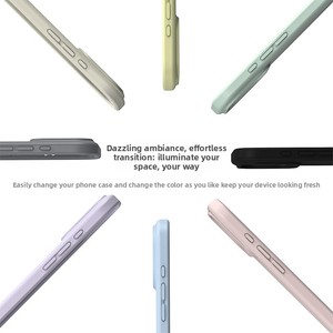 Funda Magnética de Silicona Líquida Compatible con 17 Pro Max, con Cobertura Total, Orificios Precisos y Diseño de Botones de una Sola Pieza - Product Image 3