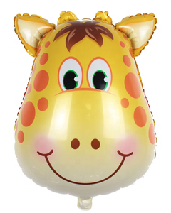 Nouvelle arrivée 53*48CM tête D'<span class=keywords><strong>hippopotame</strong></span> de papier d'aluminium de forme de ballon pour la décoration de fête ballon d'hélium - Product Image 4