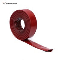 Tuyau d'irrigation agricole double couche intérieur noir bleu 6 pouces 2 pouces PVC tuyau de pompe à eau