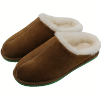 Vente directe d'usine OEM/ODM, bottes d'intérieur pour femmes et hommes en cuir de vache pour le printemps et l'hiver, semelle EVA TPR, imperméables, légères