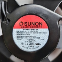 SUNON A2175-HBL TC.GN 172X150X51mm 220V AC 2800RPM 203CFM 26W Kugellager Kunststoffgehäuse Axiallüfter OEM ODM 1 Jahr Garantie