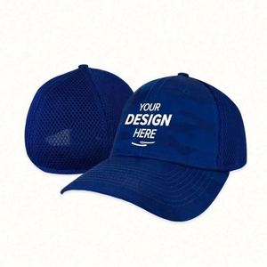 Gorra de Béisbol Unisex de Dos Tonos, 6 Paneles, para Exteriores, con Visera Curva, Logotipo Bordado en 3D Personalizado, Tela de Algodón, Estampado en Relieve a Cuadros - Product Image 1