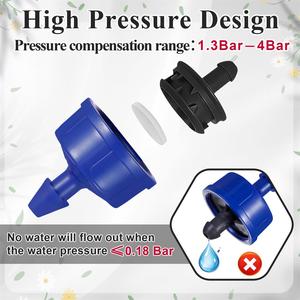 Капельницы компенсационные высокого давления 1/2/3/4/8 л, герметичные, с постоянным расходом, для систем капельного орошения теплиц - Product Image 3