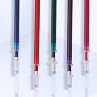 Recharges de stylos effaçables à l'eau de nombreuses couleurs, 100 pièces/sac, pour marqueurs de tissu de couture
