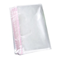 Sacs d'emballage en plastique OPP transparents autocollants pour étuis de téléphone portable, cadeaux, bijoux, sacs en cellophane