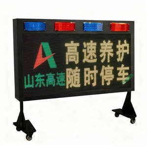 Segnali Stradali Digitali <span class=keywords><strong>LED</strong></span> Solari Variabili Impermeabili IP65 24V 185W Neri per Autostrade Esterne - Product Image 5