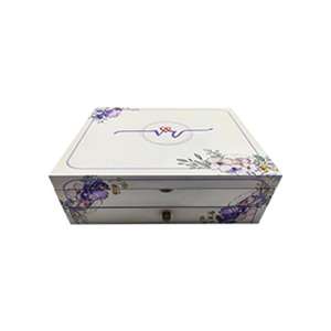 Cajas de almacenamiento de MDF sin costuras ligeras ecológicas, embalaje de joyería cuadrado plegable con estampado UV, ideal para alimentos, bebidas, nuevo - Product Image 5