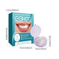 EELHOE Nouvelle offre spéciale Prothèses dentaires Dents cosmétiques Dents artificielles réutilisables Sourire temporaire Supérieur et sous les fausses dents