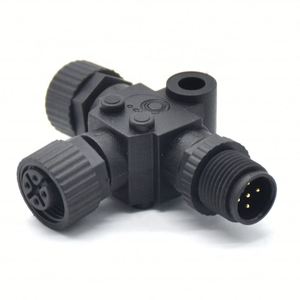 อะแดปเตอร์ NMEA 2000 TYPE T M12ขั้วต่อกันน้ำรหัสตัวผู้กับตัวเมียรูปทรงกลมสำหรับใช้งาน RF อิเล็กทรอนิกส์ทางทะเล - Product Image 5