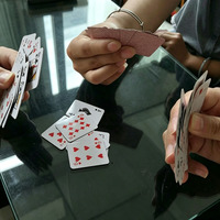 Jeu de cartes de poker miniature haut de gamme, design personnalisé, impression personnalisée, mini deck de poker pour cadeaux de fête