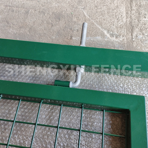 Cổng Kim loại Hàn dây lưới Bảng điều chỉnh cổng trang trại cổng vườn với khóa cho sân chơi - Product Image 6