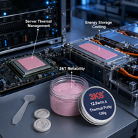 Gel thermique en silicone hautement conducteur pour le refroidissement des CPU et des GPU - Composé de dissipation thermique standard