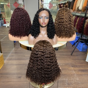 Peluca de Cabello Humano Real al por Mayor, Súper Doble Trama, 14 Pulgadas, 5x5, Sin Pegamento, Encaje Frontal, Rizo Birmano, Cómoda para Uso Diario - Product Image 5