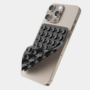 Vente en gros de ventouses doubles puissantes anti-slip en silicone pour téléphones portables, support de téléphone - Product Image 1