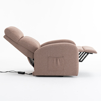 Canapé inclinable manuel réglable pour salon, fauteuil individuel avec télécommande, fauteuil de massage électrique relevable