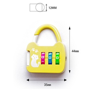 ตู้ล็อคโน้ตบุ๊คขนาดเล็กขายดีใหม่มีความปลอดภัยสูงล็อควัสดุโลหะผสมสังกะสีสำหรับกระเป๋าเดินทางลิ้นชักเครื่องเขียนที่มีการป้องกัน - Product Image 4