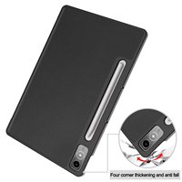 Casing Tablet kulit PU penyangga Folio lipat tiga dudukan ramping Magnet PENUTUP UNTUK Lenovo Tab P12 TB371FC/Xiaoxin Pad Pro 12.7 2023