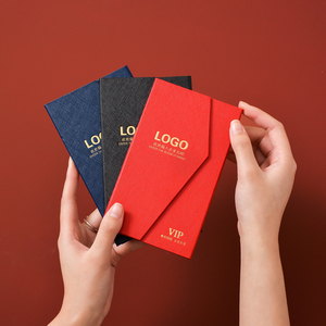 High-end VIP membership card packaging customized Box Hotel VIP card gift box VIP magnet card box can be printed with LOGO