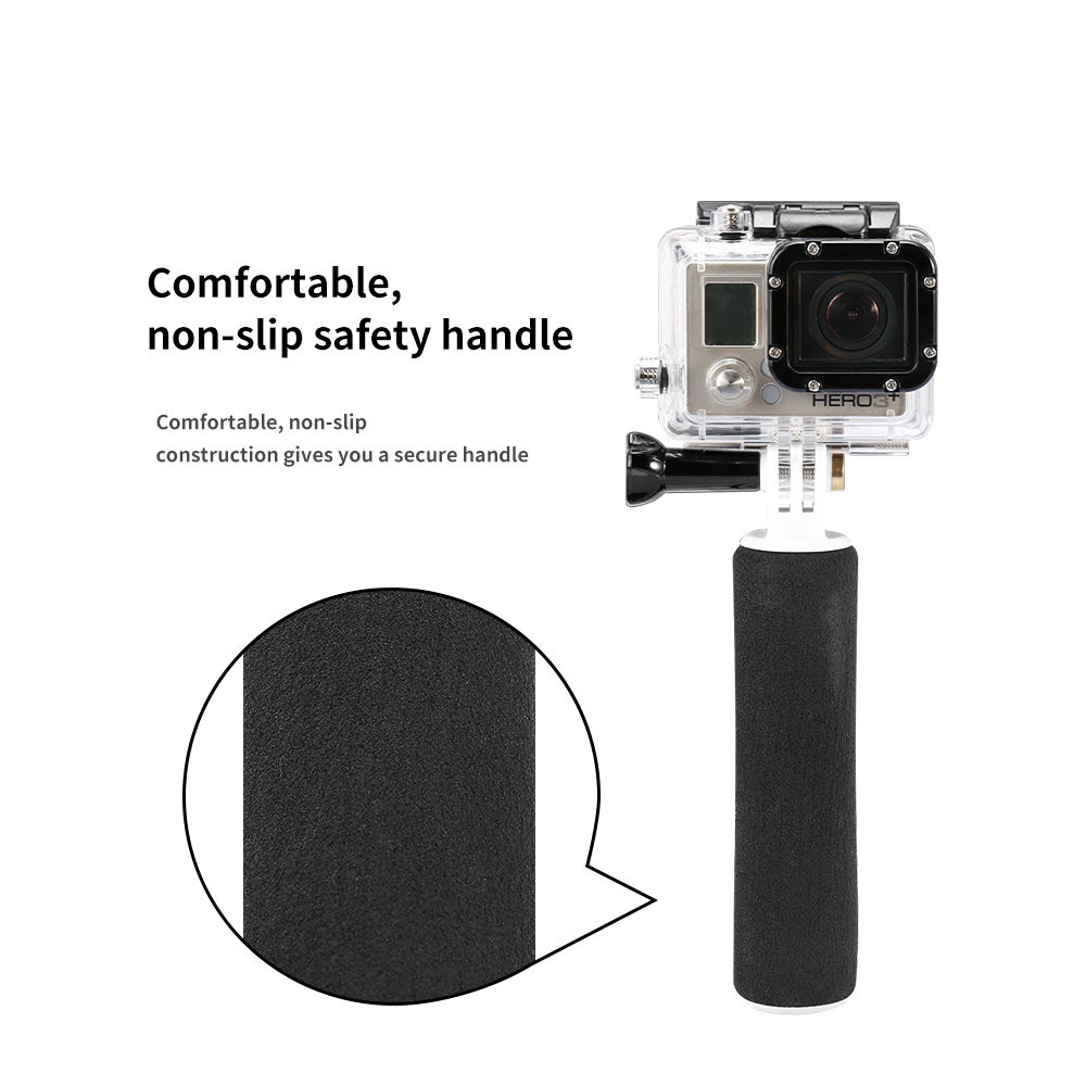 HONGDAK Action Camera Accessory Waterproof Floating Hand Grip for Gopro Hero 10 9 8 7 6 5