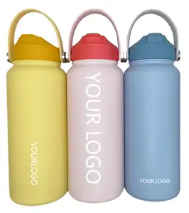 The New 316 Stainless Steel Thermos Cup Wholesale Men's And Women's Sports Thermo Bottle Can Be Printed Logo Color Customization