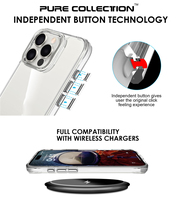 Coque de téléphone transparente en PC rigide pour Apple iPhone 16 Pro Max, compatible avec iPhone 11 12 13 14 15 Plus, fine et transparente, coque de protection rigide