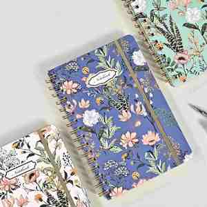 Customizable PVC Cover Sublimation Bulk Custom Inside Page A5 Spiral Notebooks 100 Sheets Subject Printing Binding Journal - Product Image 4