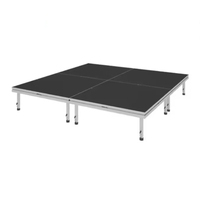 1.22x1.22m 2x1m cadre en aluminium réglable moderne Simple mariage danse plate-forme étapes