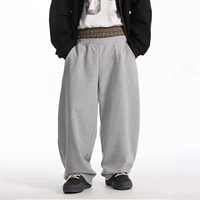 Pantalon de survêtement double taille personnalisé pour homme – Qualité supérieure, coupe droite, double couche – Fabricant