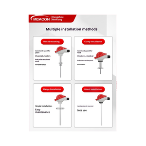 MEACON <strong>Armored</strong> <strong>Thermocouple</strong> K Type Stainless Steel Thermal Resistance <strong>PT100</strong> Temperature Sensor Transmitter IP65 ODM Automation - Product Image 4