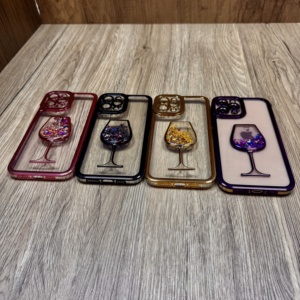 Venta caliente Copa de vino TPU PC Funda protectora para teléfono móvil para iPhone 15 Pro <span class=keywords><strong>Max</strong></span> con paquete de bolsa OPP - Product Image 3