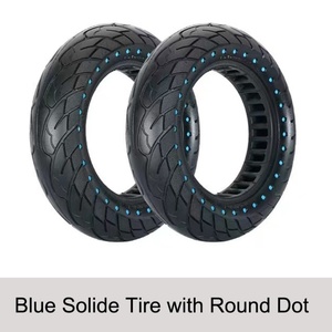 Solid Rubber Tire 10*2.5 Electric Scooter's <b>Colorful</b> Dot Elastic Honeycomb Tyre for Ninebot Max G30/G30D/G30P - Product Image 3