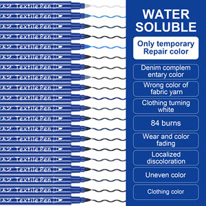 Pluma correctora de mezclilla de doble punta, pluma de reparación textil pluma de color de reparación de tela - Product Image 5