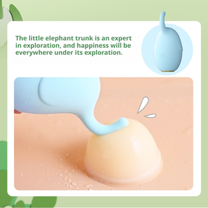 Vibrador Clitoral de Silicona en Forma de Elefante Adorable para Mujeres, Recargable e Impermeable con 10 Velocidades, Venta al Por Mayor - Product Image 4