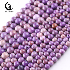 Perles de phosphosiderite Zhe Ying 6/8/10 mm, perles rondes en pierre naturelle pour la fabrication de bijoux, perles en pierre de phosphosiderite naturelle - Product Image 4