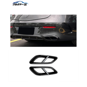 AMP-Z C236 Cache d'échappement noir brillant Tuning de carrosserie automobile pour Mercedes Benz Classe <span class=keywords><strong>CLE</strong></span> C236 2024+ - Product Image 1