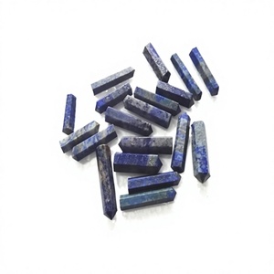 Piedras de Cristal Naturales de Lapislázuli Hechas a Mano con Punta de Lápiz, Gemas Curativas Pulimentadas, Reiki, Chakra, Meditación, Energía, Coleccionable - Product Image 1