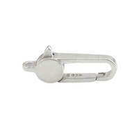 Collier DIY pour Femmes et Hommes Bracelet Accessoire de Bijoux Fermoir Homard en Argent Sterling 925 Petit Moyen Grand 19mm 20mm 22mm