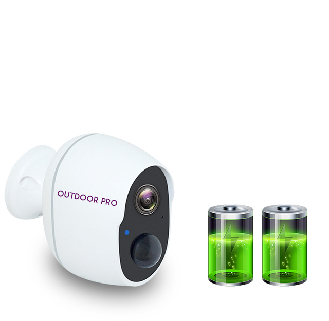Outdoor Pro Battery Powered WiFi Wireless PIR Camera Camara De Bateria Exterior