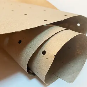 Suministro de fábrica ROHS, papel de base de papel artesanal perforado aplicable en telas