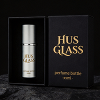 Flacon de parfum miniature en verre de 10 ml, atomiseur, flacon pulvérisateur vide, flacon de parfum rechargeable avec boîte, logo personnalisé, OEM, marque privée