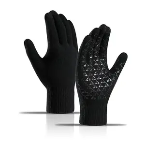 Mitaines antidérapantes pour hommes et femmes, <span class=keywords><strong>hiver</strong></span>, écran tactile, gants chauds coupe-vent pour le cyclisme, la course, la conduite, le vélo - Product Image 1