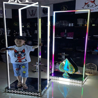 Barre lumineuse, Lumières de scène, Arche de porte, Roue de prière, Lampe de cage pour la pratique spirituelle, Arche de performance GOGO pour strip-teaseuses