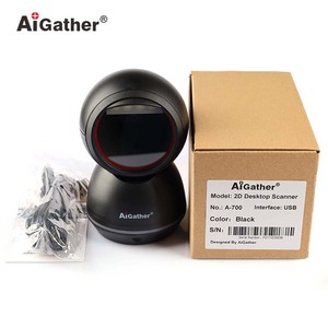 Lecteur de codes-barres 2D de bureau, best-sellers des supermarchés, lecteur de codes QR, IP52, omnidirectionnel, <span class=keywords><strong>scanner</strong></span> de codes-barres A-700+ - Product Image 4