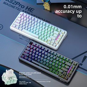 Teclado Gamer Inalámbrico Mecánico a Prueba de Agua con Eje Magnético RGB de Tres Modos Attack Shark X82PRO 8K - Product Image 3