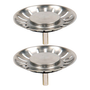 WaiiHO 001 Set di 2 Tappi per Lavello in Acciaio Inox con Scolapasta e Filtro - Product Image 5