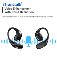 Casque Traducteur Intelligent Itranstalk Traduction Instantanée Bidirectionnelle Sans Fil 142 Langues