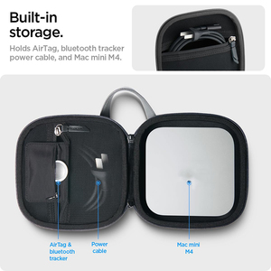 กระเป๋าใส่ EVA แบบแข็ง พกพาสะดวก ป้องกันการกระแทก สำหรับเก็บ Mini PC รุ่น Apple 2024 Mac mini M4 - Product Image 3