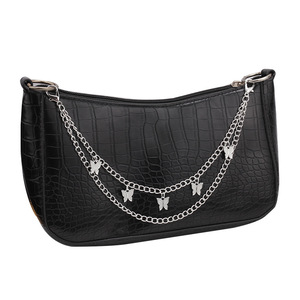 Chaîne de corps tendance en métal avec croix, perles et papillon, accessoires de sac unisexe pour usage quotidien, en alliage de zinc, origine Yiwu - Product Image 5