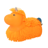 Nouveauté 2026 : Jouet Licorne Shaggy à Presser, Balle Anti-Stress Douce et Moelleuse pour Enfants et Adultes