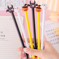Échantillons gratuits Halloween Promotionnel Kawii Cartoon 0.5mm Bleu Noir Recharge D'encre Gel Stylo En Gros
